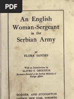 An English Women-Sergeant in the Serbian Army (1916.) - Flora Sandes