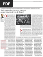 Terá a esquerda reformista coragem para se separar, de vez, de Alegre?