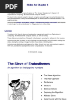 Slides For Chapter X: Note To Instructors