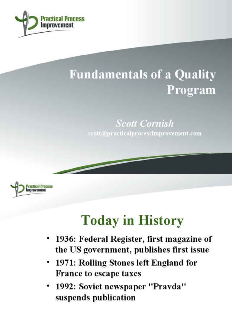 Fundamentals of A Newspaper Quality Program | PDF | Scatter Plot | Chart