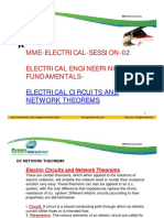 MME-Electrical-Session-2 Network Theorems PDF
