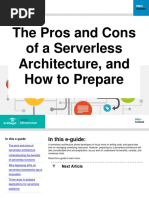 The Pros and Cons of A Serverless Architecture and How To Prepare