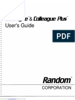 Ccjiieague:: Calleague™&: User'S Guide