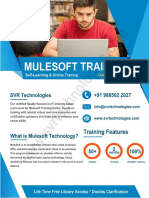 Mulesoft 3.x Development Course Content PDF - SVR Technologies