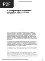 Gospel-Centered Manhood_ Three Correctives