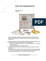 Soal Post Test Praktikum PLC