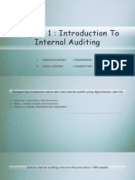 Chapter 1: Introduction To Internal Auditing: 1. Dean Nur Azizah (150422606045) 2. Nurul Hidayah (150422607358)