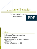 Consumer Behavior Brief