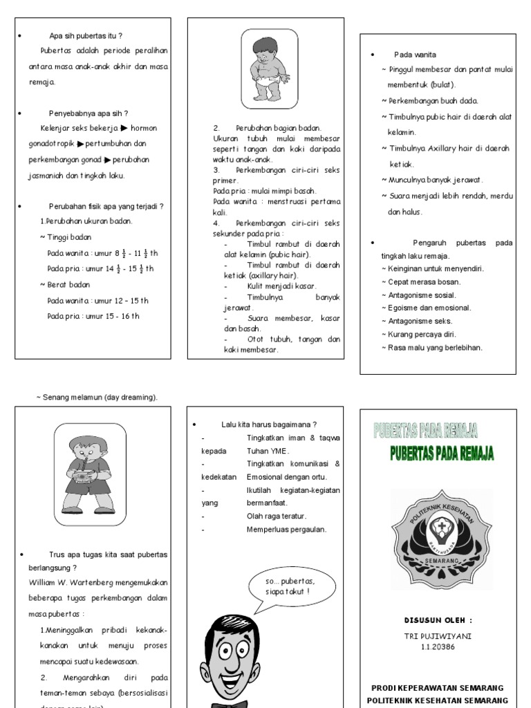 Leaflet Pubertas