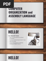 Computer Organization and Assembly Language