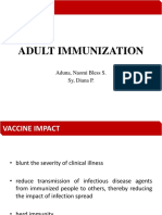 Adult immunization: Recommendations, safety monitoring, and future trends