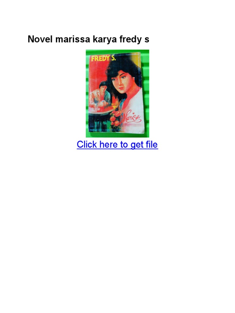 Novel Marissa Karya Fredy S PDF PDF