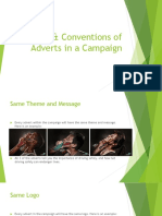 Codes & Conventions of Adverts in A Campaign