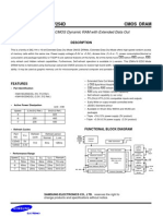 KM416C254D, KM416V254D Cmos Dram: 256K X 16bit CMOS Dynamic RAM With Extended Data Out