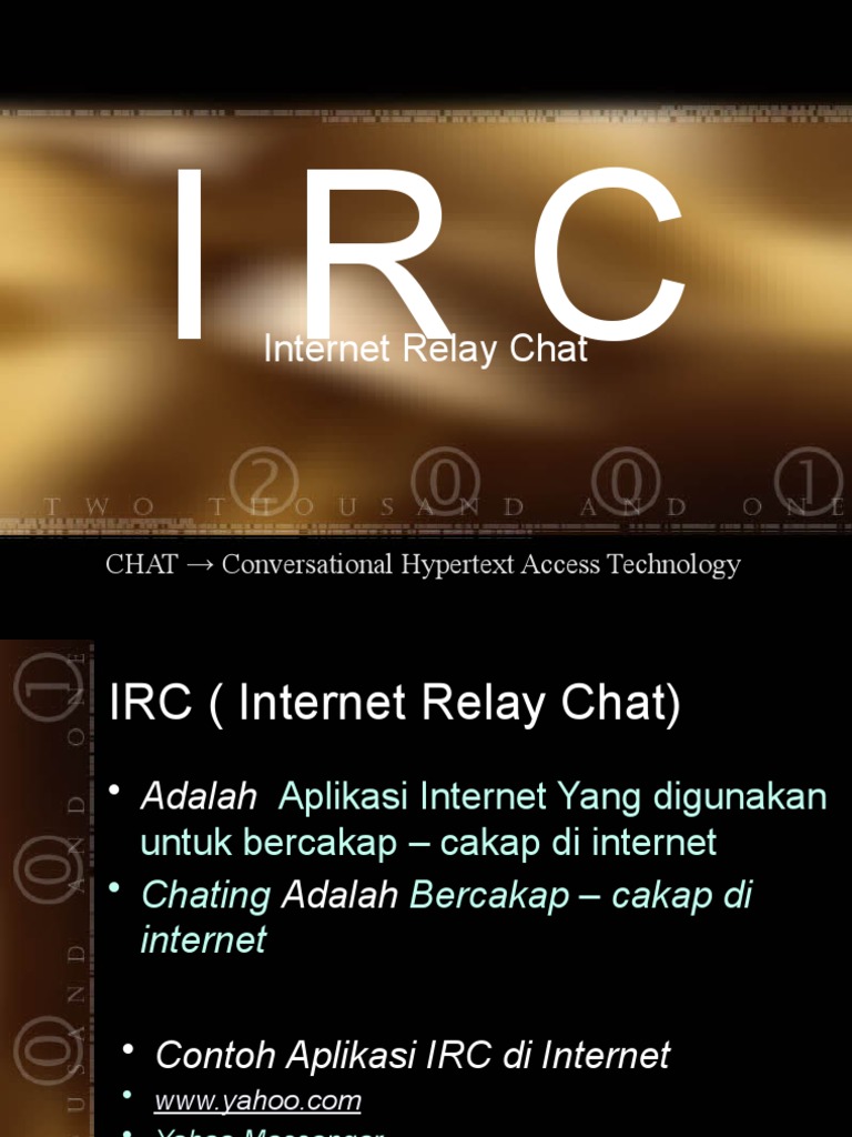 Internet Relay Chat: CHAT Conversational Hypertext Access Technology | PDF