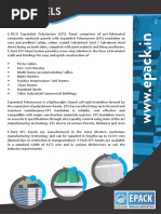 EPE - Product Data Sheet | PDF | Foam | Polyethylene