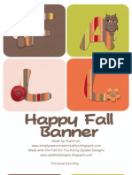 Sap Happy Fall Banner