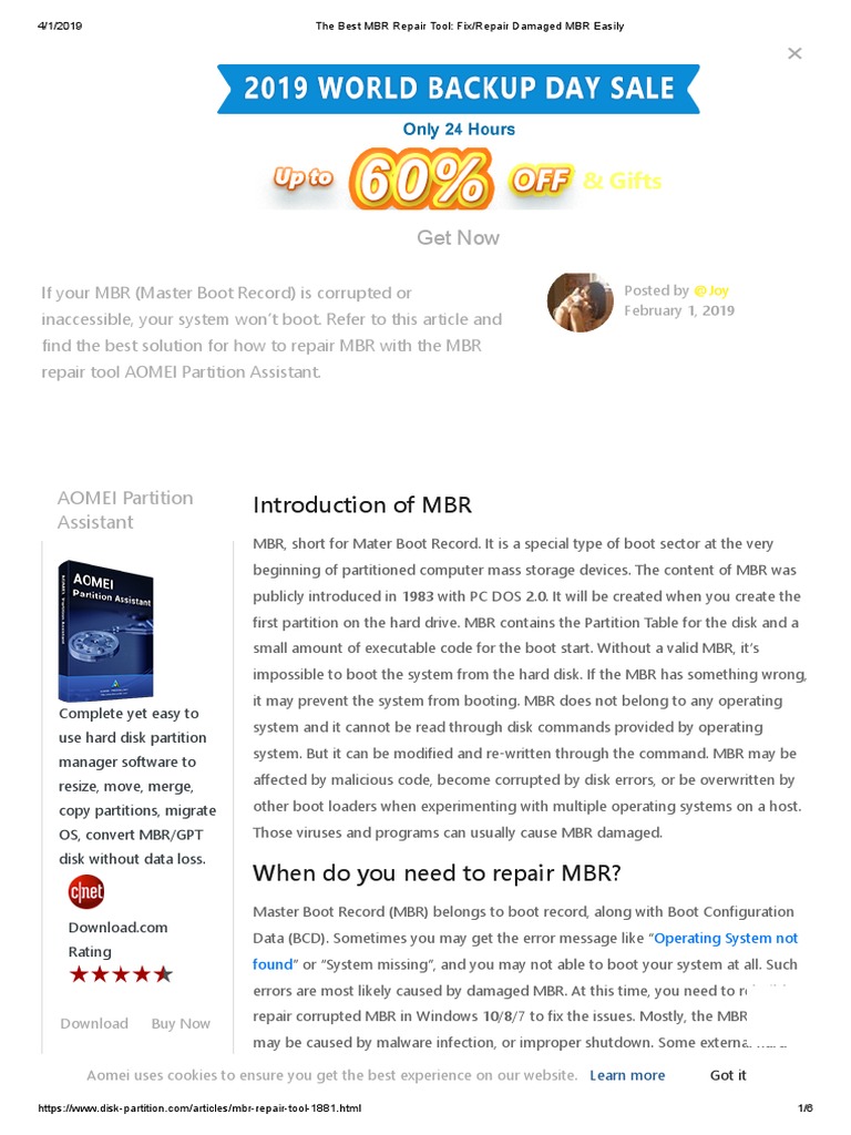 Mbr repair tool mac