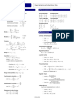 Formulario Probabilidad y Estadistica PDF
