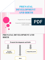 Prenatal Development and Birth