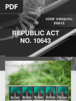 Graphic Health Warnings Law (RA 10643) | PDF