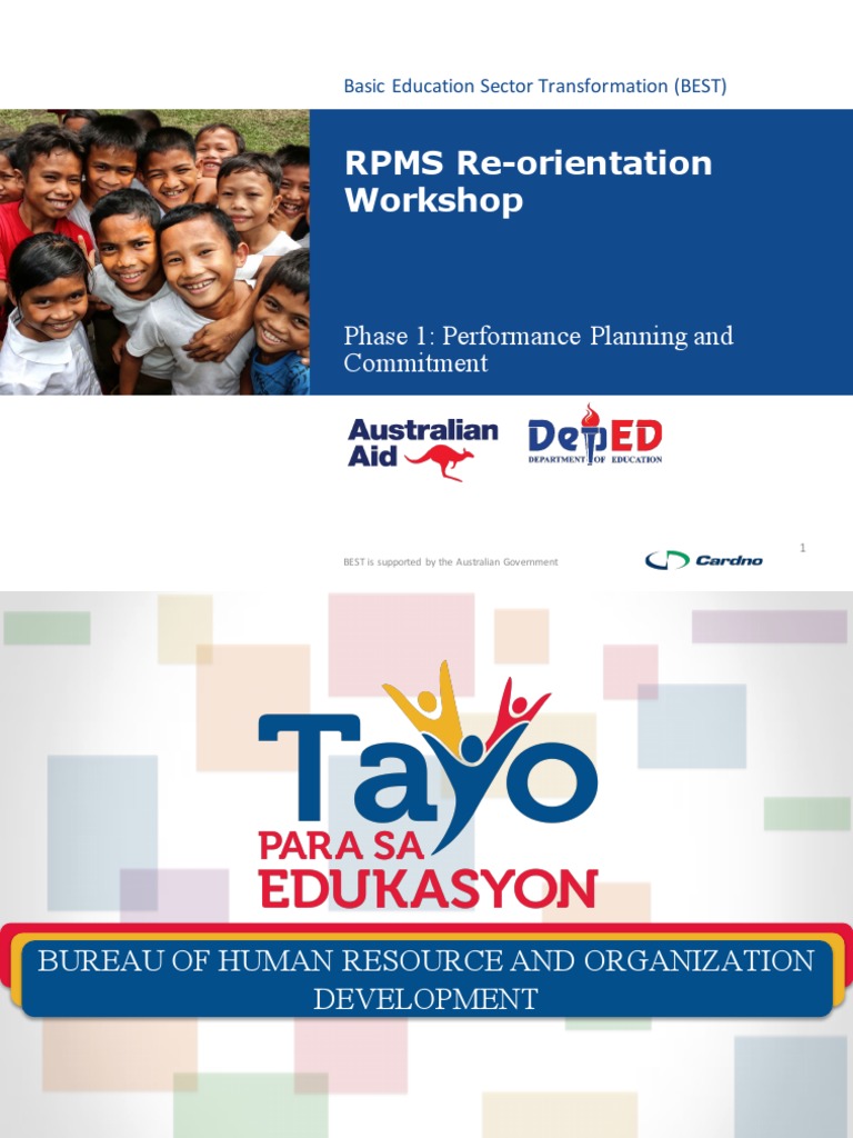 RPMS Performance Management Workshop Guide | PDF | Competence (Human ...