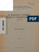 Szabó Magdolna - Rákóczy György Erdélyi Fejedelemsége (1935)