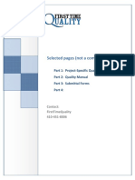 Electric Quality Plan Sample PDF