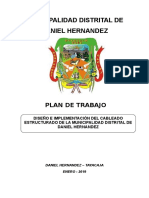 Implementación de cableado estructurado municipalidad Daniel Hernández