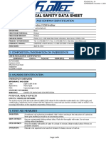 Flottec F150 Frother MSDS r04