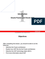 To Oracle Fusion and Oracle ADF