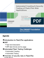 Automated Crawling & Security Testing of Flash/Flex Web Applications