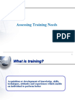 Assessing Training Needs