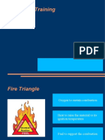 Basic Fire Training Guide - Fire Triangle, Classes, Extinguishers