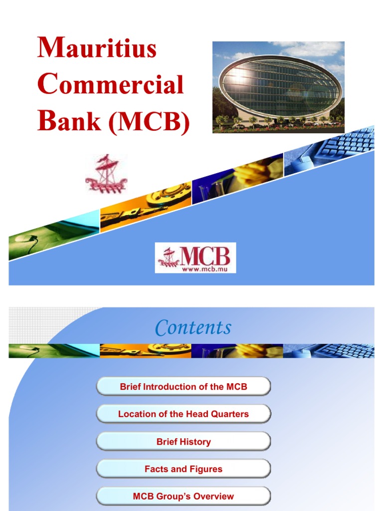 Company's Profile Presentation (Mauritius Commercial Bank) PDF