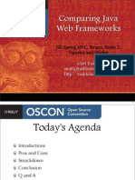 Comparing Java Web Frameworks
