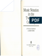 K.Stone Music Notation in The Twentieth Century, A Practicle Guidebook W.W. Norton & Company, New York, 1980 PDF