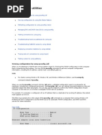 Command Line Utilities - DNS,DHCP,TCP/IP