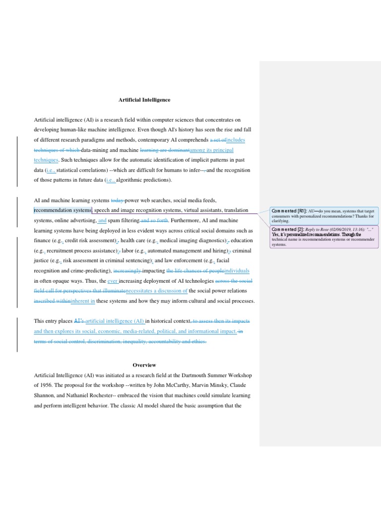 Understanding Artificial Intelligence's Impact | PDF | Artificial ...