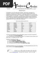 Prepositions