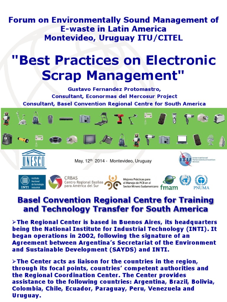 E-Waste Management Best Practices Guide | PDF | Electronic Waste ...