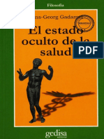 Gadamer, Hans Georg El Estado Oculto de La Salud.pdf