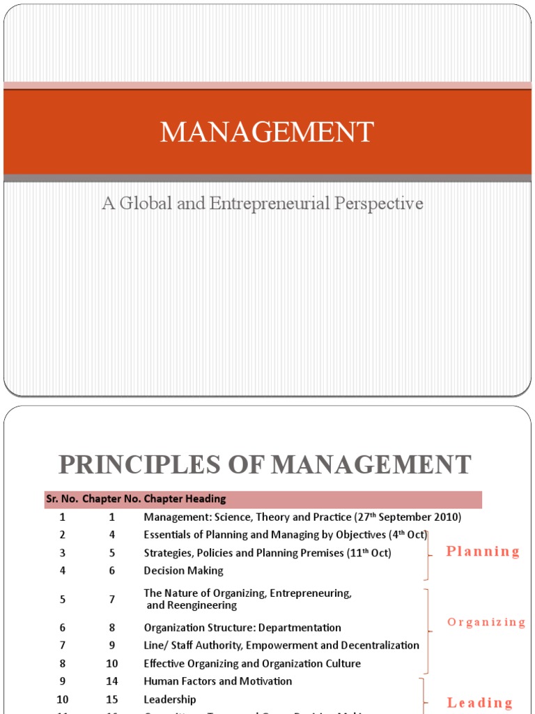 Management Chap 3 | PDF | Strategic Management | Strategic Planning