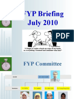 Briefingfyp July 2010
