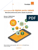 408-Competente Digitale Pentru Tableta - Manualul Profesorului PDF