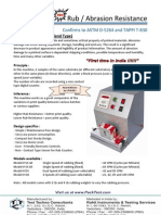 Rub / Abrasion Resistance: Confirms To ASTM D-5264 and TAPPI T-830