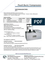 Pouch Burst Tester - H300D