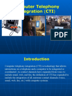 Computer Telephony Integration (CTI)