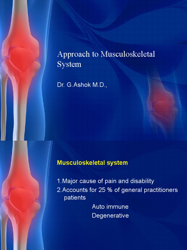 Understanding Musculoskeletal Disorders | PDF | Arthritis | Human ...