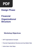 Design Phase Financial Organizational Structure